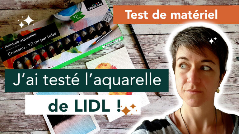 Test aquarelles Lidl : Une surprise à moins de 3 euros ?