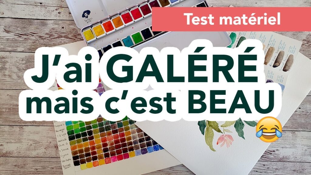 Avis palette aquarelle Paul Rubens florale : test complet et honnête