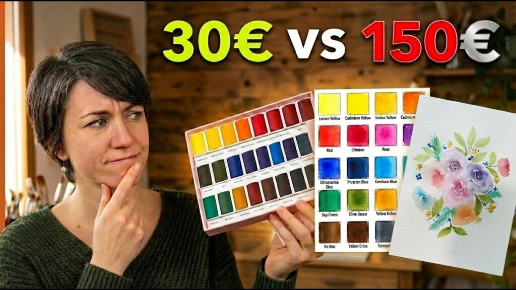 Avis palette aquarelle Arrtx : test complet de la nouvelle palette 48 couleurs